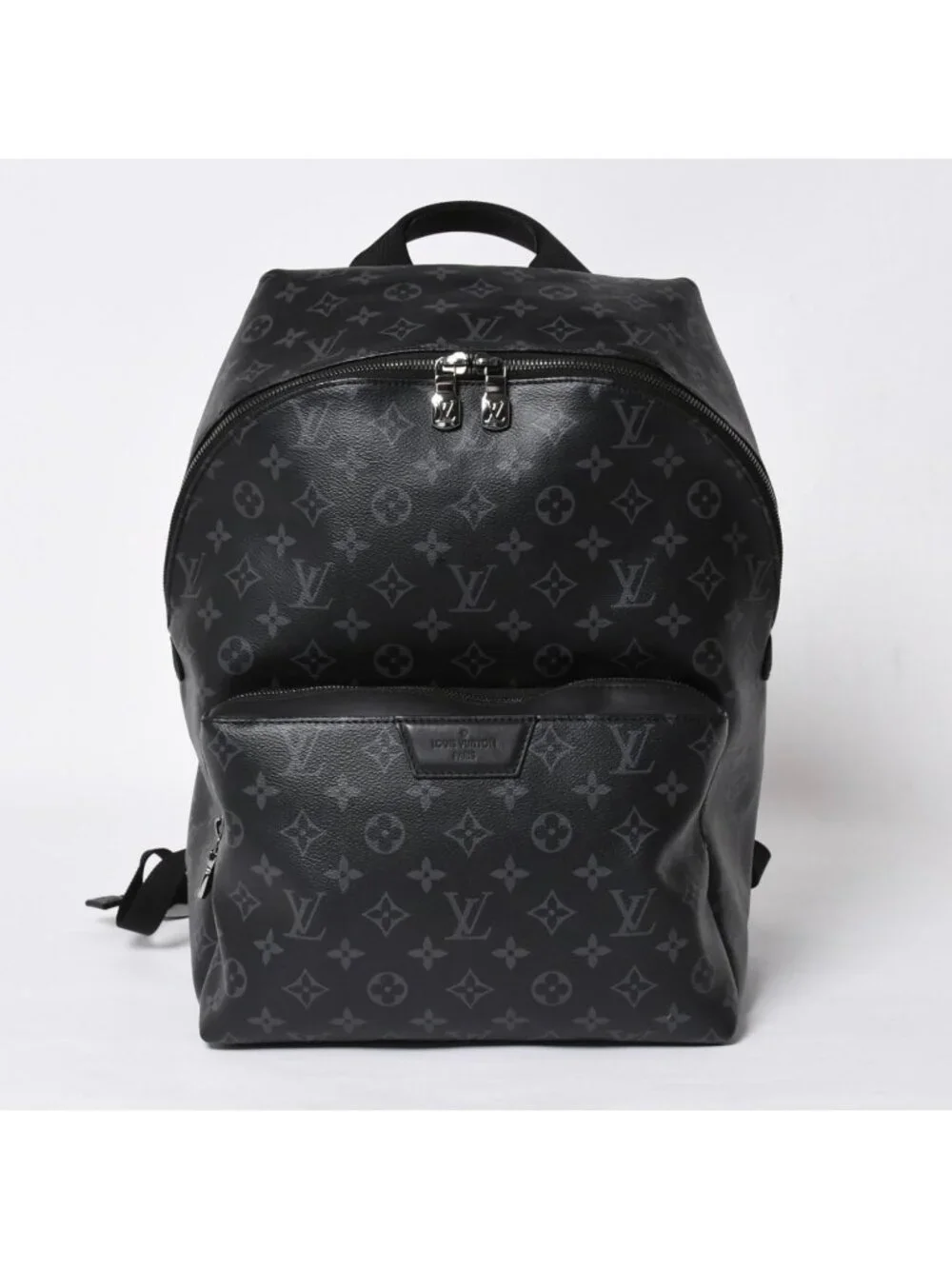 Louis Vuitton Backpack Discovery PM Black Silver Monogram Eclipse